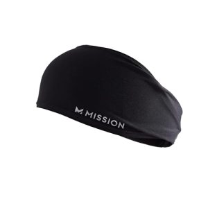MISSION Tapered Cooling Headband for Men and Women during Summer Sports and Outdoor Activities: Fast Drying, Breathable,