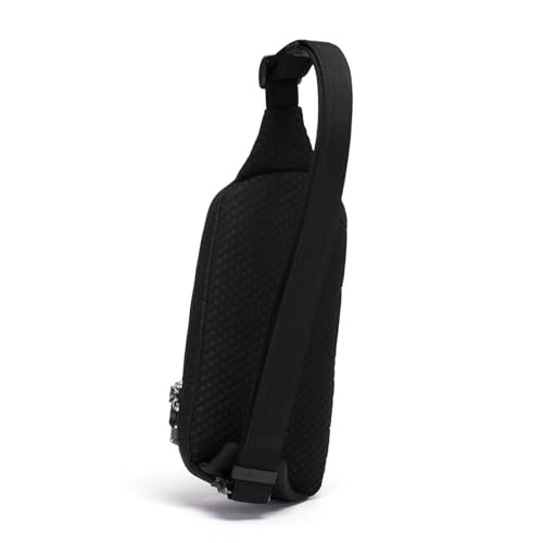 Pacsafe Vibe 150 |5 Liter Anti Theft Sling Pack for Men and Women | Theft Deterrent Backpack | Black, Multiple Compartme