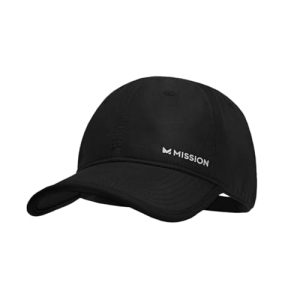 MISSION Cooling UPF Performance Hat - Unisex One Size Hat for Golf and Running - Sweat & Water Activated Technology