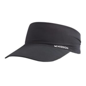 Mission Cooling Stretchy Visor - Unisex Visor Hat for Men and Women, No Slip Band, UPF 50 Sun Protection Visor Mission C