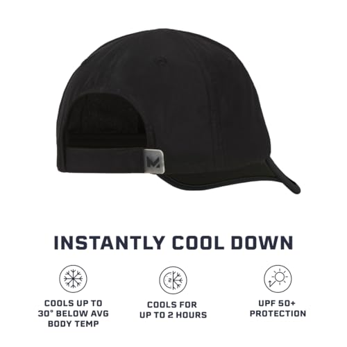 MISSION Cooling UPF Performance Hat - Unisex One Size Hat for Golf and Running - Sweat & Water Activated Technology