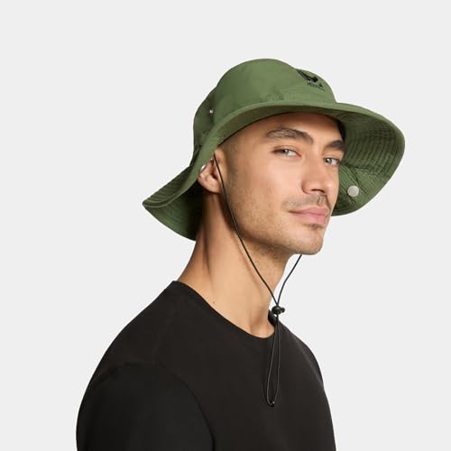 MISSION Cooling Bucket Hat - Unisex Lightweight & Durable Wide-Brim Hat for Men & Women - Cools Up to 2 Hours MISSION