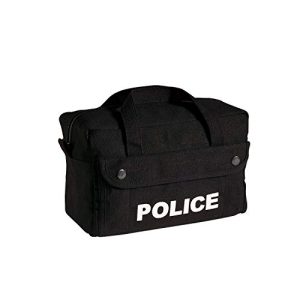 Rothco Black Small Police Logo Gear Bag for Police Officers on Duty