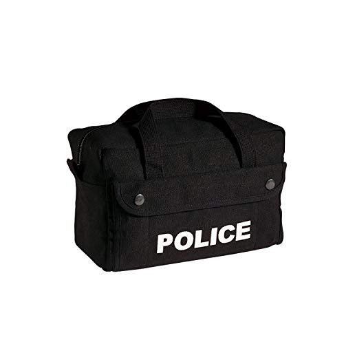 Rothco Black Small Police Logo Gear Bag for Police Officers on Duty
