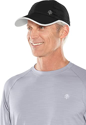 Coolibar Unisex Sports Cap - UPF 50 Sun Protection - Reflective Logo - Outdoor Summer Activity - Lightweight Breathable