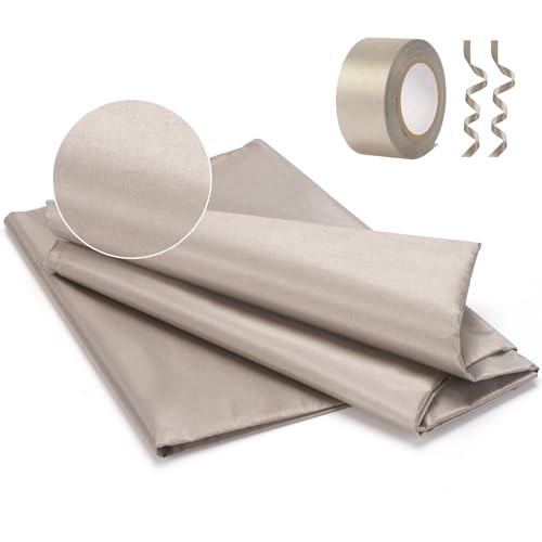 Faraday Fabric Blocking Cloth Shielding for WiFi, Cell, Bluetooth, RFID, EMP Protection 39.3" x 4|3" Military Grade Cond