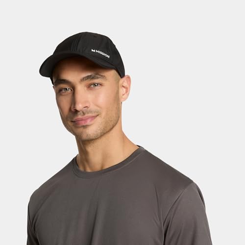MISSION Cooling UPF Performance Hat - Unisex One Size Hat for Golf and Running - Sweat & Water Activated Technology