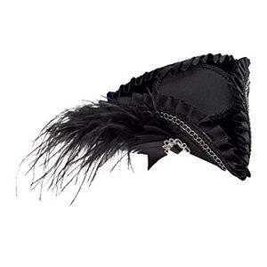 Black Mini Pirate Tricorne Hat for Kids Under the Sea Adventure | Forum Novelties Black Mini Pirate Tricorne Hat for Bo