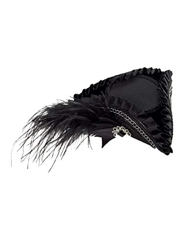 Black Mini Pirate Tricorne Hat for Kids Under the Sea Adventure | Forum Novelties Black Mini Pirate Tricorne Hat for Bo