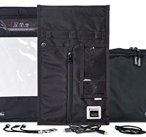 Mission Darkness Window Charge & Shield Faraday Bag for Phones: RF Signal Protection, Charging & Data Extraction for Tec