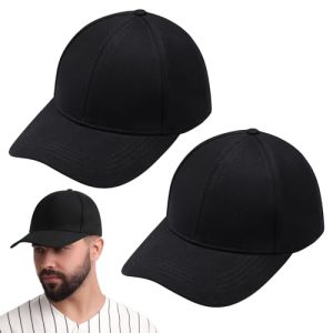 Breathffy 2 Pieces Faraday Protection Hat Black Hat for Women and Men 5g 4g Faraday Protection 52-61cm