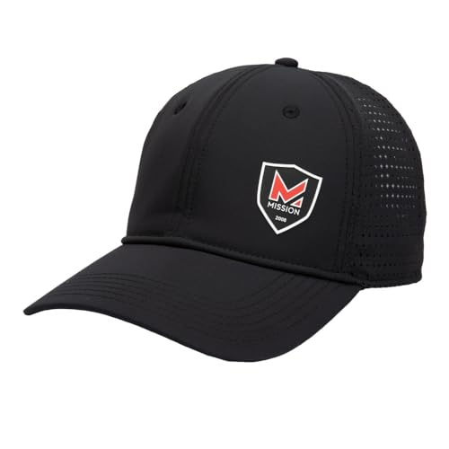Mission Cooling Flex Varsity Hat - Unisex - Lightweight & Stretch Fit - Cools Up to 2 Hours - UPF 50 Protection