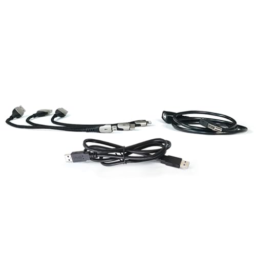 Mission Darkness UL-Certified Shielded USB Cables for Digital Forensics – Includes USB-A, USB-C, Micro USB, Lightning-Co