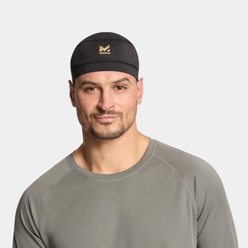 MISSION Lightweight & Breathable Cooling Helmet Liner for Men & Women - Outdoor Activities - Cools Up to 2 Hours & UPF 5