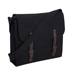 Rothcocanvas medic bag crossbody shoulder bag for outdoor adventurers with durable leather closing straps | Rothcocanva