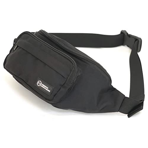 Mission Darkness FreeRoam Faraday Fanny Pack for Travel // RF/EMF Shielding Liner Anti-Tracking Mobile Device Security F