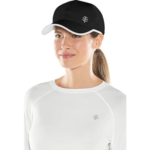 Coolibar Unisex Sports Cap - UPF 50 Sun Protection - Reflective Logo - Outdoor Summer Activity - Lightweight Breathable