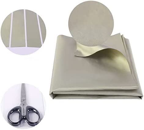 Faraday Fabric Cage Kit for EMF Protection - 44" W x 108" L Fabric + 36" L Tape + Scissors - Essential EMF Shielding Sol