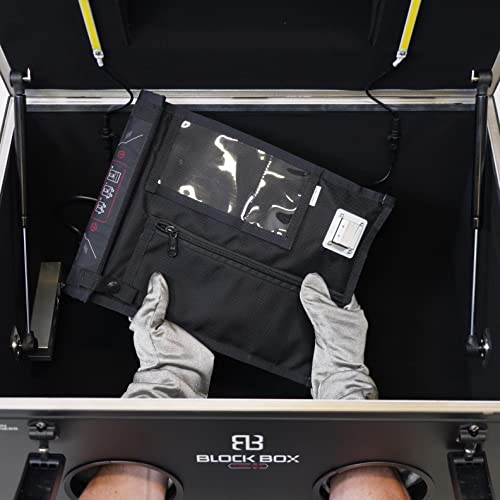 Mission Darkness Window Charge & Shield Faraday Bag for Phones: RF Signal Protection, Charging & Data Extraction for Tec