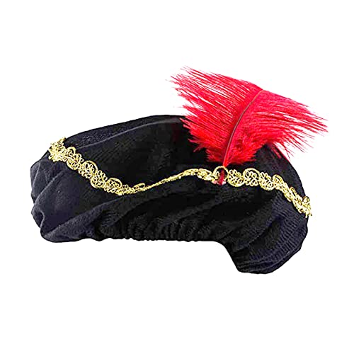 Medieval Hat with Beard for Minstrel Costume | Medieval Renaissance Hat Accessories for Renaissance Costume | Degpum Me