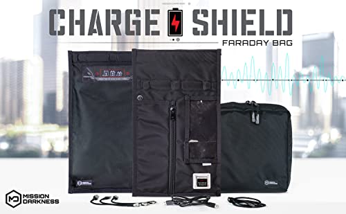 Mission Darkness Non-Window Charge & Shield Faraday Bag for Tablets: Best Protection for Your Devices During EMF Exposur