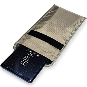 LVFEIER Cell Phone Anti-Tracking Anti-Spying Bag for Privacy Protection - Signal Blocking Wallet Case
