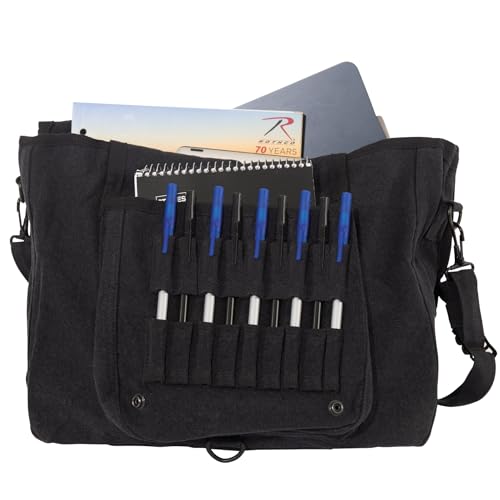 Rothco Vintage Canvas Paratrooper Crossbody Shoulder Bag for Men and Women | Durable Ventures Bag with Multiple Pockets