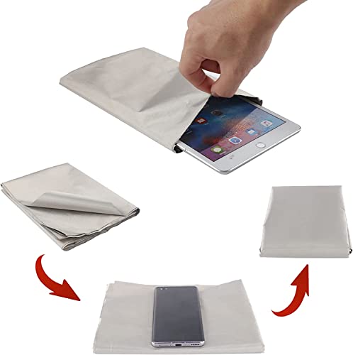 Faraday Fabric Cage Kit for EMF Protection - 44" W x 108" L Fabric + 36" L Tape + Scissors - Essential EMF Shielding Sol