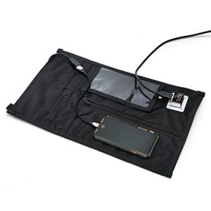 Mission Darkness Non-Window Charge & Shield Faraday Bag for Phones - Black, USB Filter and Cable Included