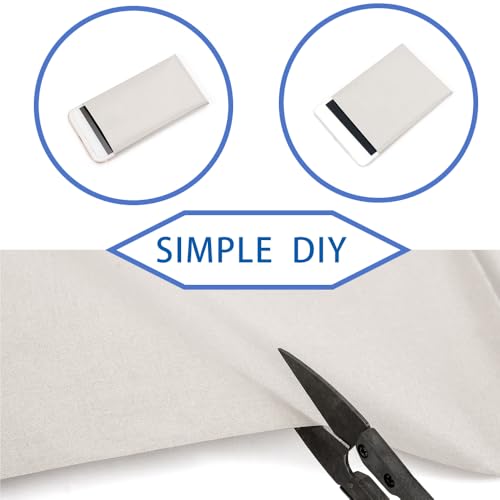 Faraday Fabric 43"Wx196"L Military Grade Conductive Cloth for Wi-Fi, GPS, Bluetooth, Phone - DIY Faraday Bags | Faraday