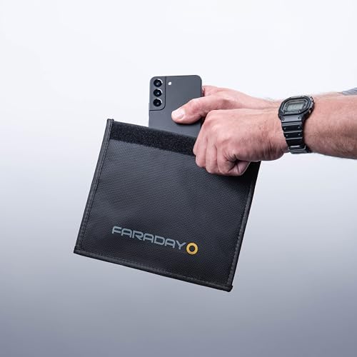 Non-Window Faraday Bag Jacket for Phones | Executive Privacy, Anti-Tracking Anti-Hacking, Travel & Data Security