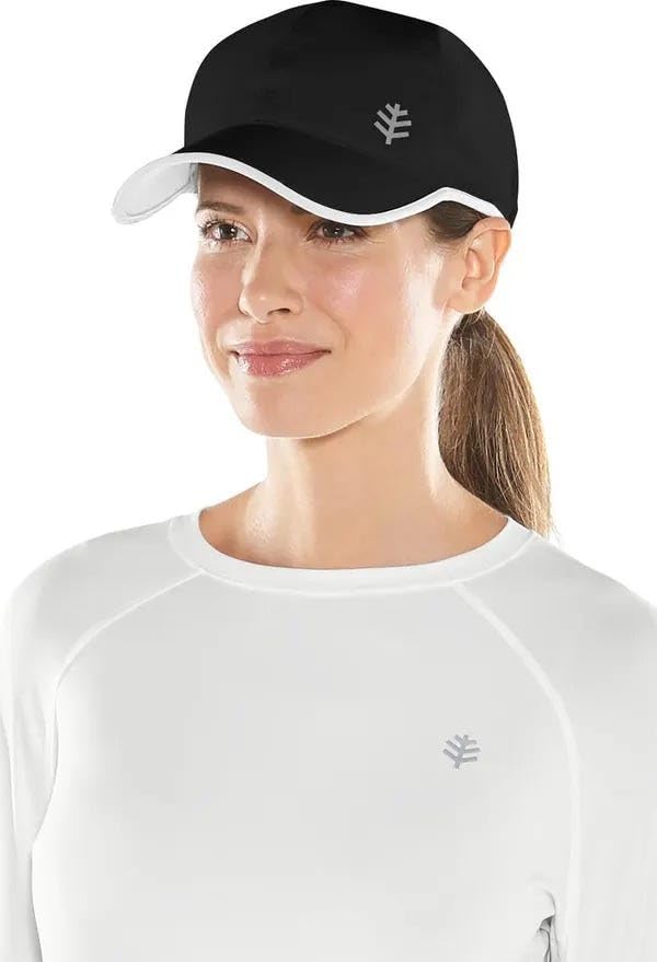 Coolibar Unisex Sports Cap - UPF 50 Sun Protection - Reflective Logo - Outdoor Summer Activity - Lightweight Breathable