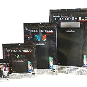 Mission Darkness Faraday Bag Bundle - RF Shielding, EMF Reduction, and Anti-Tracking for Phone, Tablet, and Laptop Size