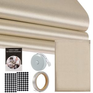 Faraday Fabric, 43"x236" Big 6 Yards Military Grade Protection Cloth with Bags and Tape for WiFi and GPS Usage