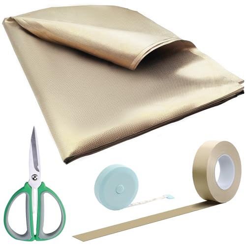 Royxen Faraday Fabric 108" L x 43" W Protection Emf Shielding Cloth for WiFi and GPS
