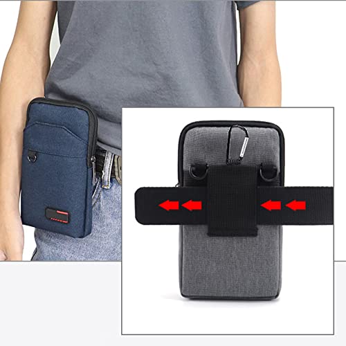 Travel Cell Phone Pouch Belt Pouch with Shoulder Strap for iPhone Case Holder and Neck Lanyard | Crossbody Phone Holste