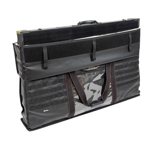 Mission Darkness Dry Shield Eclipse Faraday Bag: Military-Grade RF Shielding Waterproof Case for Solar Panels & Extra-La