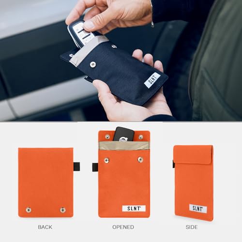Silent Pocket SLNT Anti Theft Key Fob Case for Car Fits Most Keyfobs Shields Against All Signal TypesIncludes RFID Block