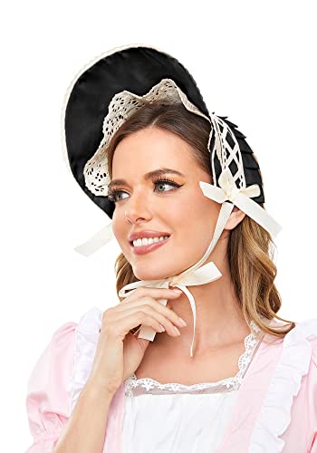 FURPHI Victorian Bonnet Colonial Hat with Lace for Women Sun Protection | FURPHI Colonial Hat with Lace Tea Party Costu