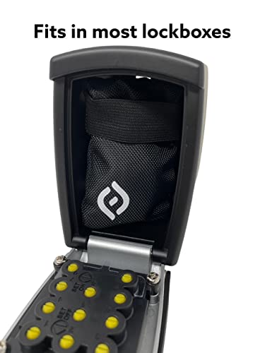 FnJ Products Signal Blocking Faraday Bag for Car Key FOB Fits in Lockboxes Purse Size 4 inches x |5 inches FnJ Product