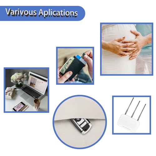 Faraday Fabric 43"Wx196"L Military Grade Conductive Cloth for Wi-Fi, GPS, Bluetooth, Phone - DIY Faraday Bags | Faraday