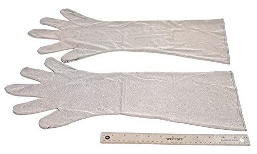 Mission Darkness TitanRF Faraday Gloves - Extra-Large Arm Length, Forensic Lab RF Shielding Gloves, Device Screen Operat
