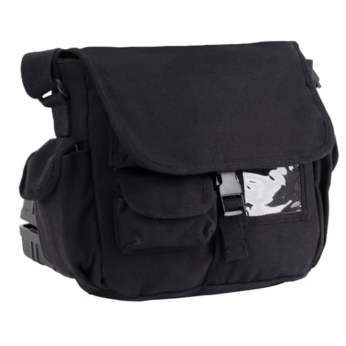 Rothco Canvas Urban Explorer Shoulder Bag for Men on Urban Adventures with Water-Resistant Material and Adjustable Stra