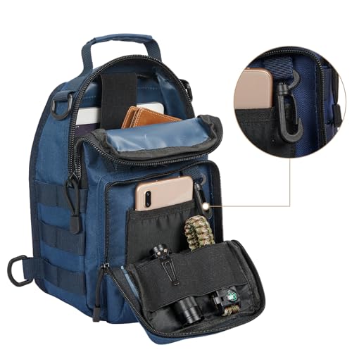 G4Free OEKO-TEX STANDARD 100 Outdoor Tactical Bag Backpack for Military and Sport Everyday Carry Sling Shoulder Bag