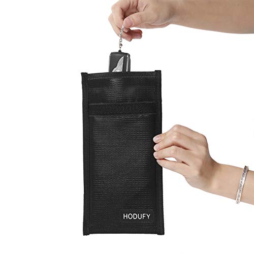 Upgraded Fireproof Waterproof Faraday Bags for Key Fob | Signal Blocking Bags for Key Fob - 2 Pack, 7.7 x |7 Inches | A