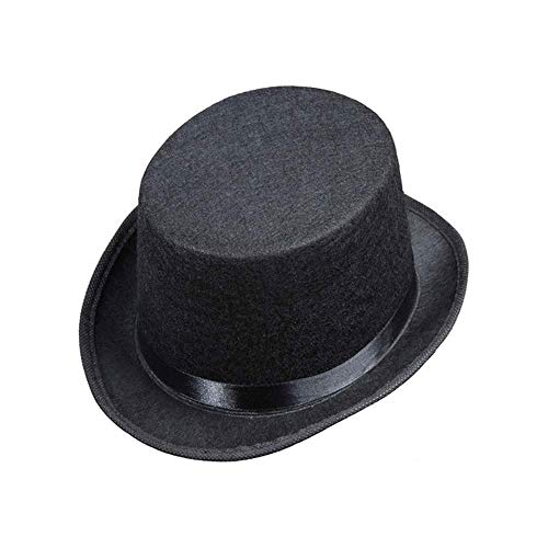 Rhode Island Novelty Deluxe Black Magician Butler Formal Costume Top Hat: Men's Formal Party, Costumes Perfect for Hallo