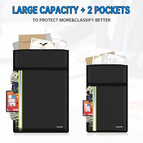 3Pack Fireproof Faraday Bag for Laptop and Tablet Owners to Protect Against Hackers and RF Signals | 3Pack Fireproof Fa