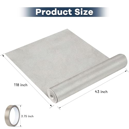 Faraday Fabric 43” x 118” Conductive Material Shielding for WiFi, Cell, Bluetooth, RFID, EMP Protection