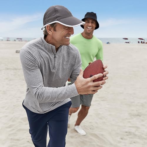 Coolibar Unisex Sports Cap - UPF 50 Sun Protection - Reflective Logo - Outdoor Summer Activity - Lightweight Breathable