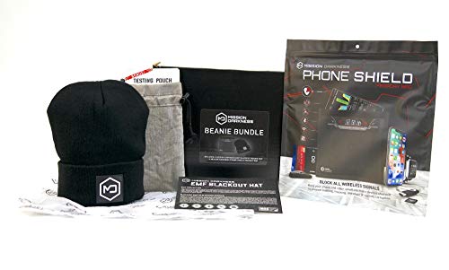 Mission Darkness Limited Edition Faraday Beanie Bundle for EMF Protection - Perfect Gift for Tech Enthusiasts - EMF Prot